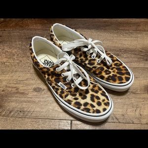 Vans women’s leopard print sneakers